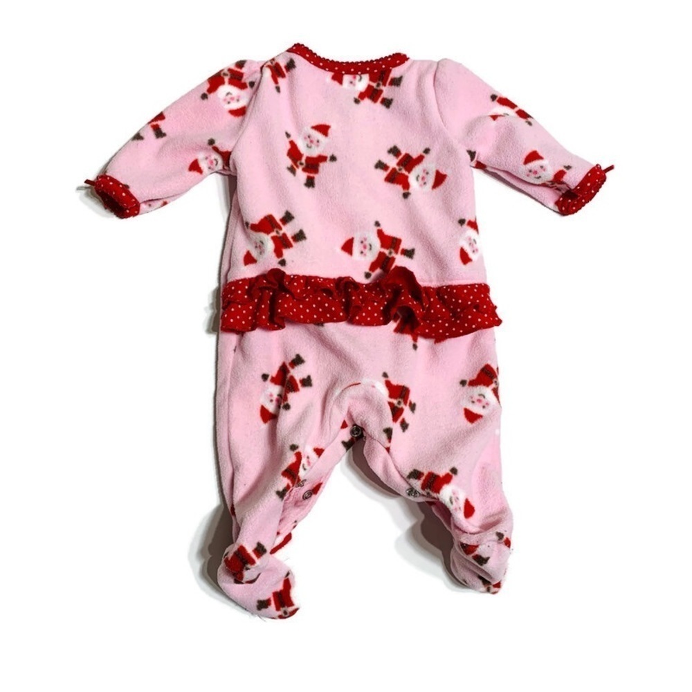 Baby girls NB Santa pyjama